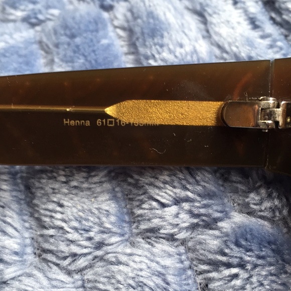 Nicole Miller Henna Brown Tribal Pattern Sunglasses Bain De Soleil - Picture 5 of 7